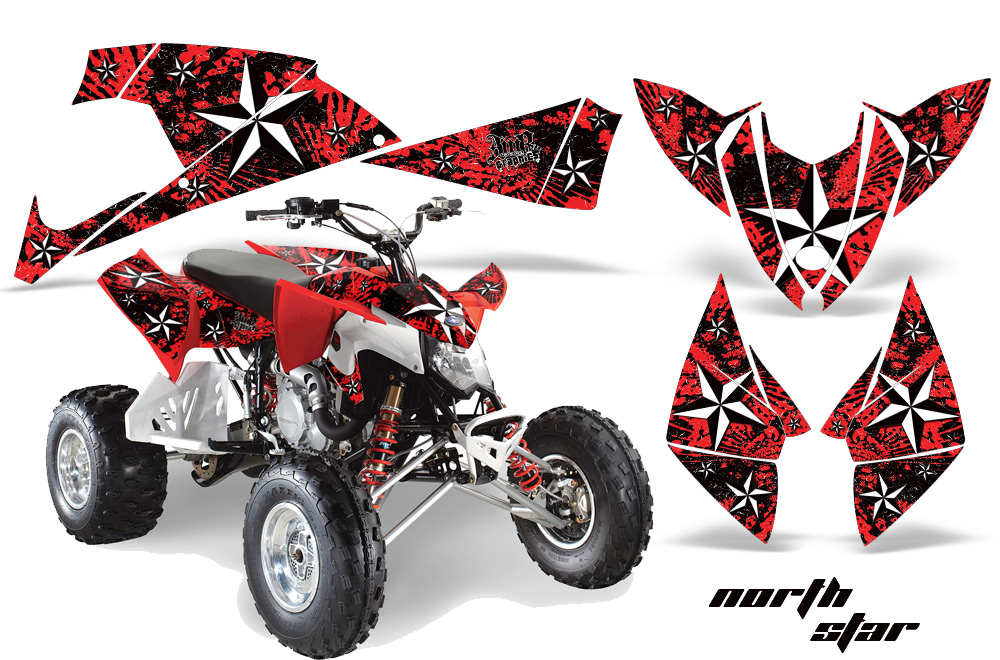 Polaris Outlaw 500 2009 Graphics Kit NS R